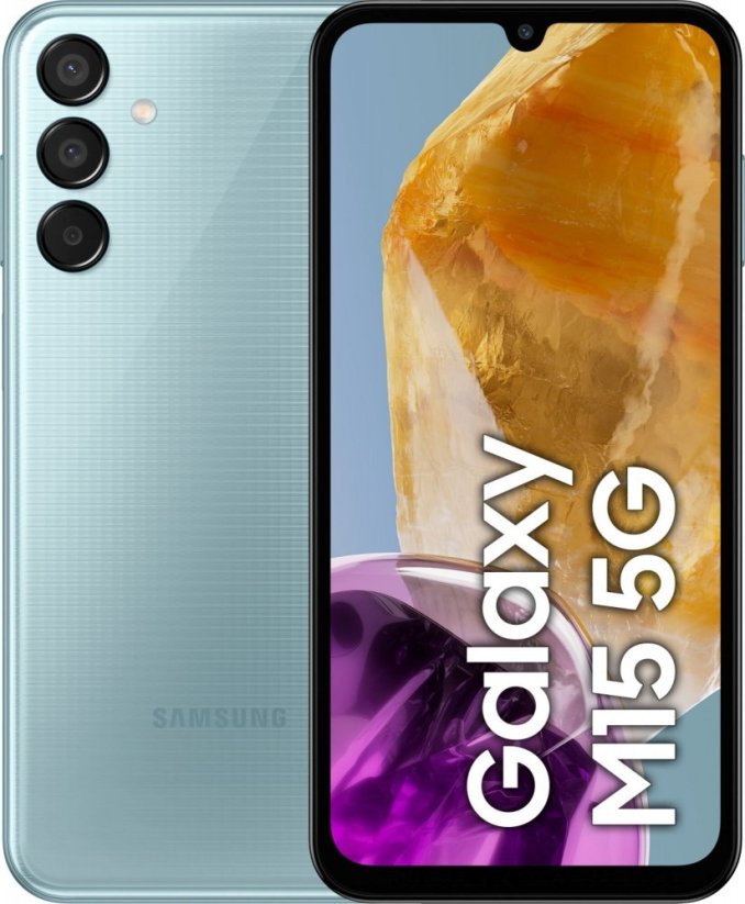 Samsung Galaxy M15 5G 4/128GB Modrý  (SM-M156BLBUEUE)