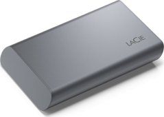 LaCie Mobile SSD Secure Technologia Thunderbolt 500 GB USB Type-C 3.2 Gen 2 (3.1 Gen 2) Sivý