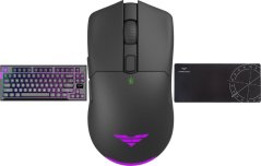 PREYON Klawiatura PREYON SILENT CLAW TKL Brown + Mysz PREYON Owl Wireless + Podkładka PREYON Falcon Speed XL