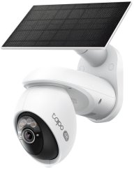 TP-Link Tapo C660 KIT V1 - Solar-Powered Security Camera Kit - Sieciowa kamera monitoringu - obrotowa / uchylna - vonkajšia - odporna na warunki atmosferyczne - farba (dzień i noc) - 8 MP - 3840 x 2160 - 4K - stała ogniskowa - Audio - Bezdrôtová - Wi-Fi - 2.4