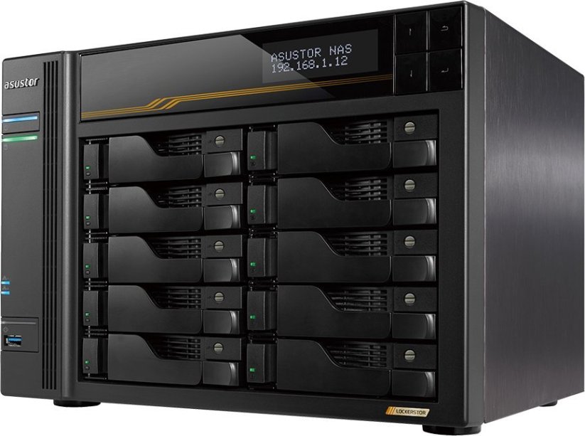 Asustor Lockerstor 8 Gen3 AS6808T 8 Bay 16GB DDR5 Čierny (AS6808T)