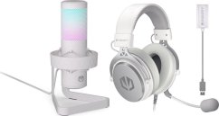 Endorfy Mikrofon Endorfy AXIS Streaming OWH (EY1B007) + Słuchawki Viro Plus Białe