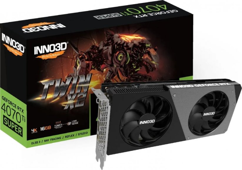 Inno3D Karta graficzna INNO3D GeForce RTX 4070 Ti SUPER TWIN X2