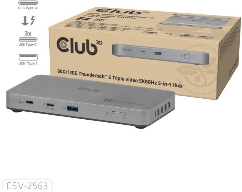 Club 3D CSV-2563 5w1 Thunderbolt 5 (CSV-2563)