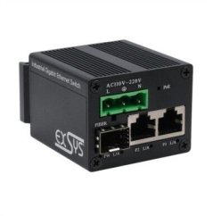 Exsys EX-62010PoE-SFP Micro 2+1-portowy przemysłowy Prepínač Gigabit SFP PoE+, niezarządzalny