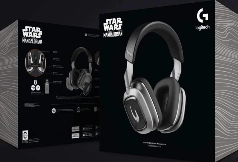 Logitech Astro A30 Mandalorian čierne (939-002169)