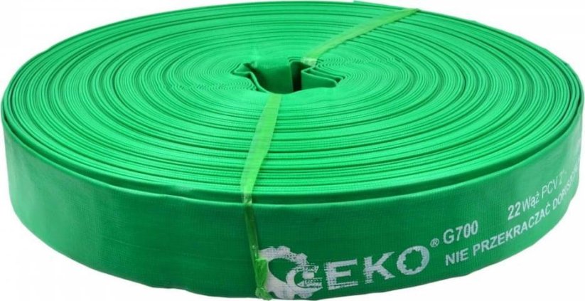 Geko WĄŻ PCV 2" 100M Zelený 2 BARY(BEZZAPACHOWY) (1) G70022 GEKO