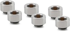 Thermal Grizzly DeltaMate Extender Fitting - MF10, Gloss nickel, Sada 6 sztuk (TG-DM-FIT-6306)