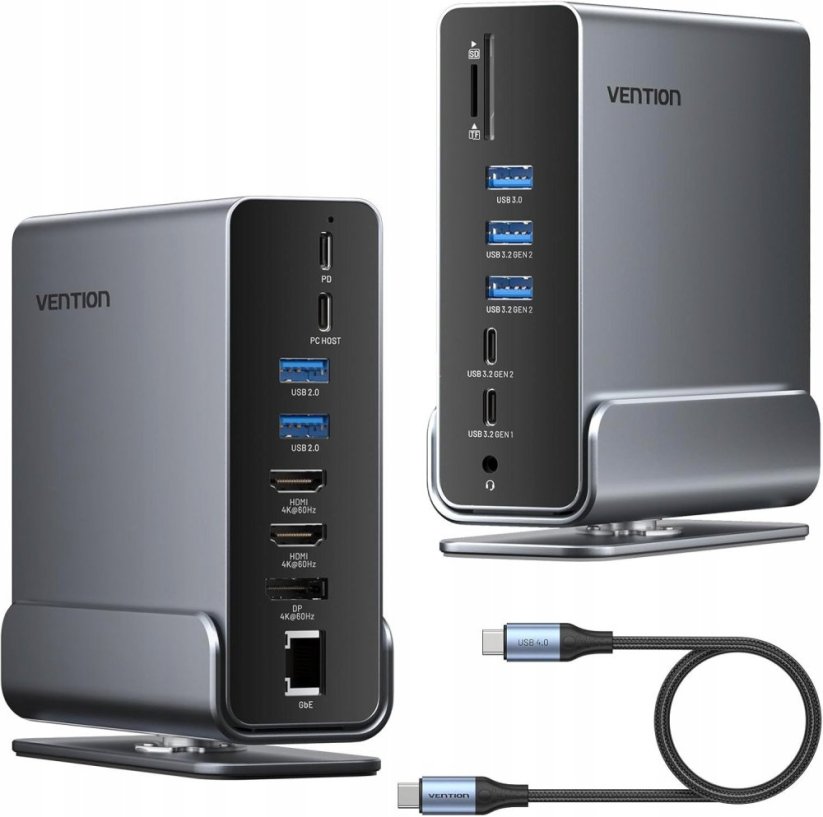 Vention NB ACC DOCKING STATION 15IN1/USB-C MST TPUH0 VENTION