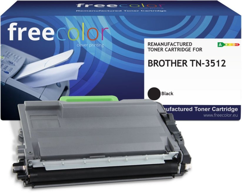 Freecolor Toner Brother TN-3512 black 12000 stron remanufactured