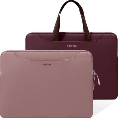 Tomtoc tomtoc Light-A21 Dual-color Slim Notebook Handbag, 13,5 Inch - Raspberry