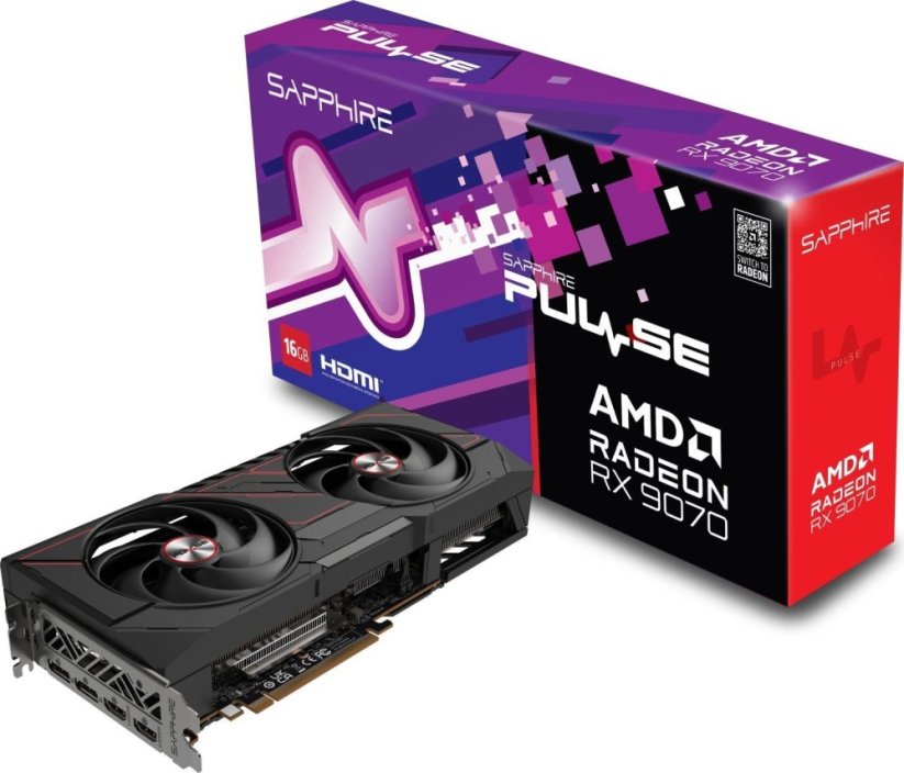 Sapphire Pulse Radeon RX 9070 16GB GDDR6 (11349-03-20G)