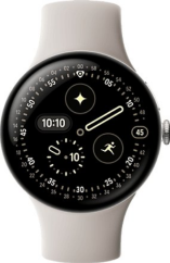 Google Pixel Watch 4 45MM WiFi Silver/Porcelain