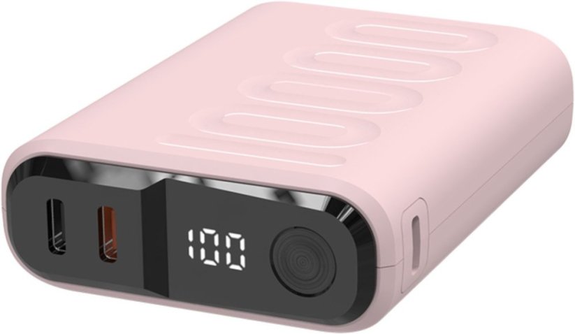 Realpower PB-10000C PD+ 3xType-C Ružový (458441)