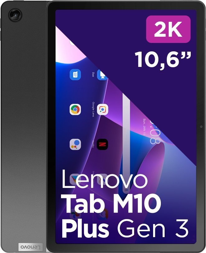 Lenovo Tab M10 Plus G3 10.6" 128 GB 4G LTE sivé (TABLEVTZA0157)
