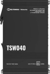 Teltonika NETWORKS TSW040 8-Port PoE+ Switch Nie zarządzany Fast Ethernet (10/100) Obsługa PoE Čierny