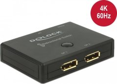 Delock Umschalter Displayport 2-1 bidirektional 4K 60Hz