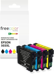Freecolor Toner Epson 503XL Multipack BK/C/M/Y 12ml+3x11ml remanufactured