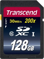 Transcend 200x SDXC 128 GB Class 10  (TS128GSDXC10)