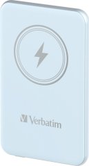 Verbatim Powerbank Verbatim Charge 'n' Go Magnetic Wireless 5000mAh USB-C PD 3.0 Blue