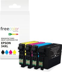Freecolor Toner Epson 34XL Multipack BK/C/M/C 30ml+3x11ml remanufactured