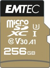 Emtec Speedin Pro MicroSDXC 256 GB Class 10 UHS-I/U3 A1 V30 (ECMSDM256GXC10SP)