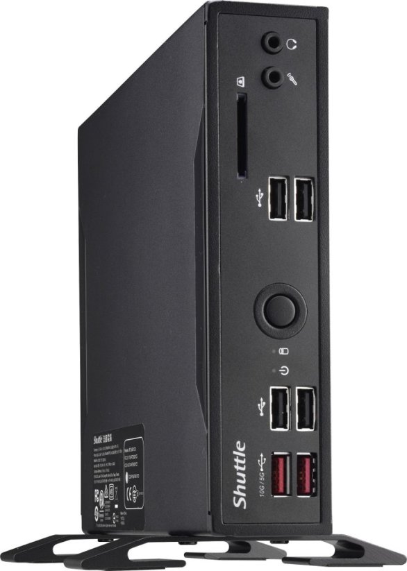 Shuttle Shuttle Barebone DS20U3V2 Black (Core i3-10110U) Fanless 24-7 ready, w/o WLAN