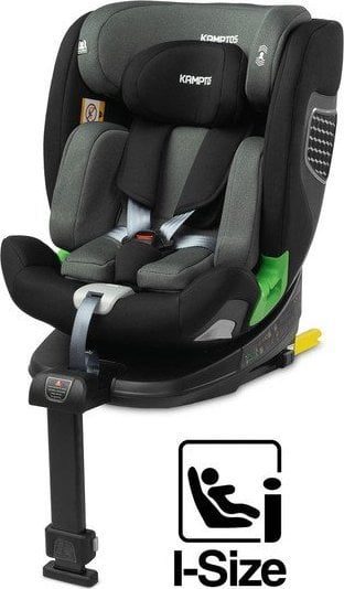 Caretero AutosedačkaKAMPTOS I-SIZE GREY (40-150)