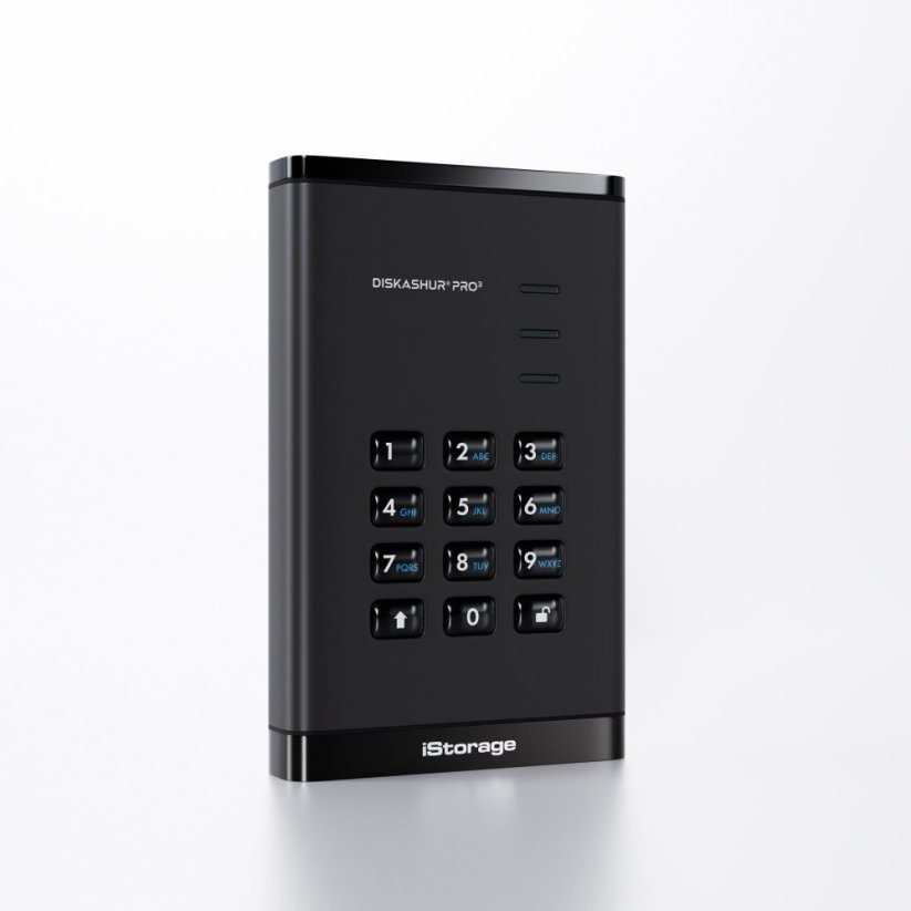 iStorage iStorage diskAshur PRO3 HDD vonkajší disk twarde 5 TB USB Type-C 3.2 Gen 1 (3.1 Gen 1) Čierny