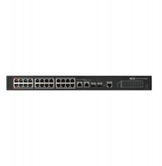 BCS BCS-L-SP2402G-2SFP-M(2) BCS Switch zarządzalny 24x PoE, 2x RJ45, 2x SFP Gigabit