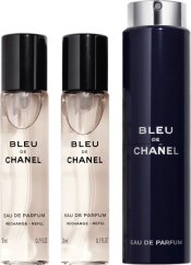 Chanel Chanel Bleu De Chanel parfumovaná voda 60ml. EDP Travel spray and two refills 3x20ml. MEN