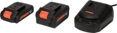 Toya STHOR STARTER KIT 20V 1x2.0Ah + 1x4.0Ah + CHARGER
