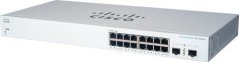 Cisco Cisco switch CBS220-16T-2G, 16xGbE RJ45, 2xSFP (CBS22016T2GEURF)- produkt REFRESH