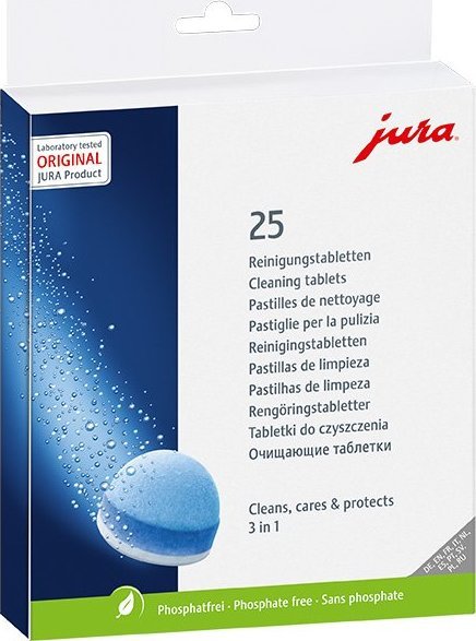 Jura 3-fazowe tabletki czyszczące 25 ks