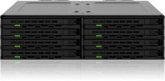 Icy Box IcyDock 8x2.5" SATA/SAS in 1x5.25"m bay mobile rack