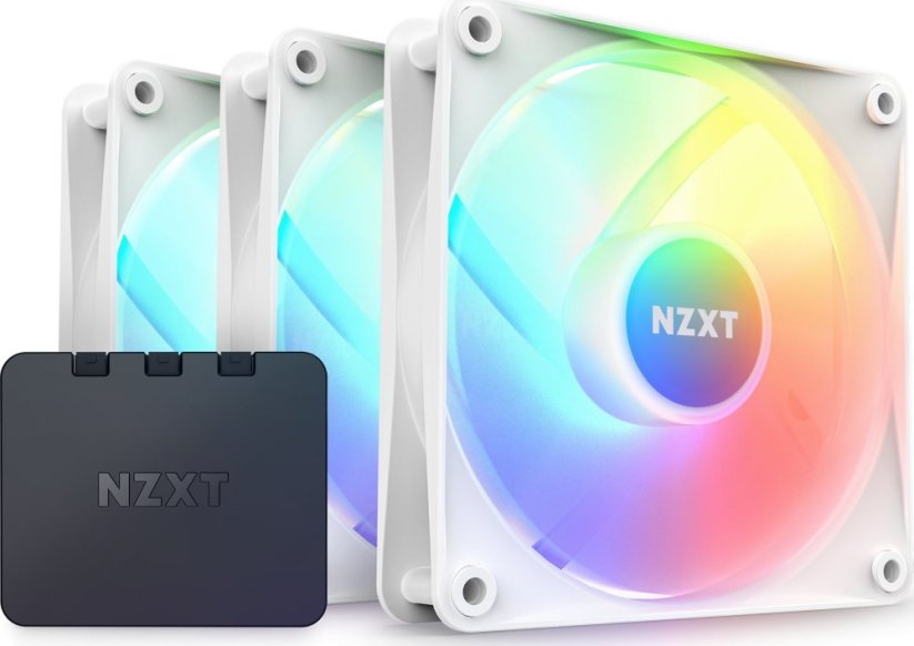 Nzxt F120 RGB Core 3-pack + Hub (RF-C12TF-W1)