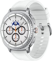 Samsung Samsung Galaxy Watch 8 Classic 3,3 cm (1.3") AMOLED 46 mm Cyfrowy 438 x 438 px Ekran dotykowy strieborný Wi-Fi GPS