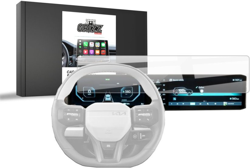 GrizzGlass Folia ceramiczna CarDisplay Protection do Kia EV4 Air 24" (2025)
