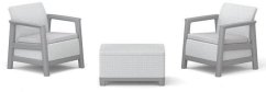 Keter Sada mebli záhradných Scandi Linea Balcony Set jasnoSivý/tmavoSivý stalowy (8711245162485)