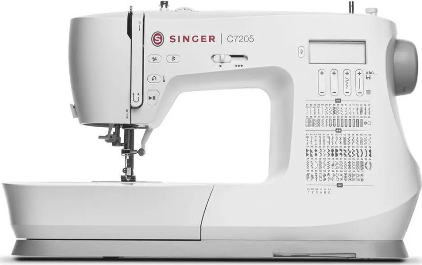 Singer | C7205 | Sewing Machine | Number of stitches 200 | Number of buttonholes 8 | White
