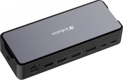 Verbatim Stacja dokująca Verbatim USB-C Pro CDS-15S 2xHDMI DP RJ-45 4xUSB 3xUSB-C SD microSD SSD audio