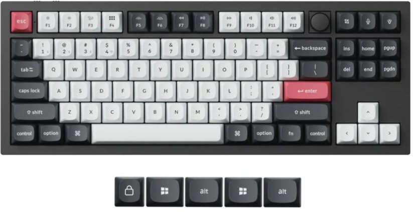 Keychron Q3 HE QMK Gateron Double-Rail Magnetic Nebula (Q3H-M1)