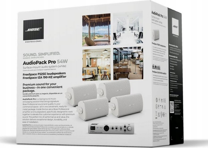Bose AudioPack Pro S4 biele