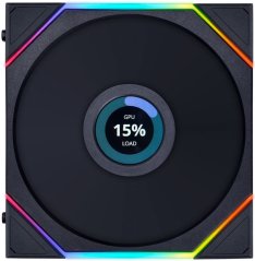 Lian Li Lian Li UNI FAN TL LCD Wireless Lüfter, ARGB, PWM - 140mm, schwarz