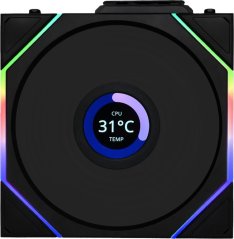 Lian Li UNI FAN TL Wireless LCD 120 Čierny (12TLLCD1W1B)