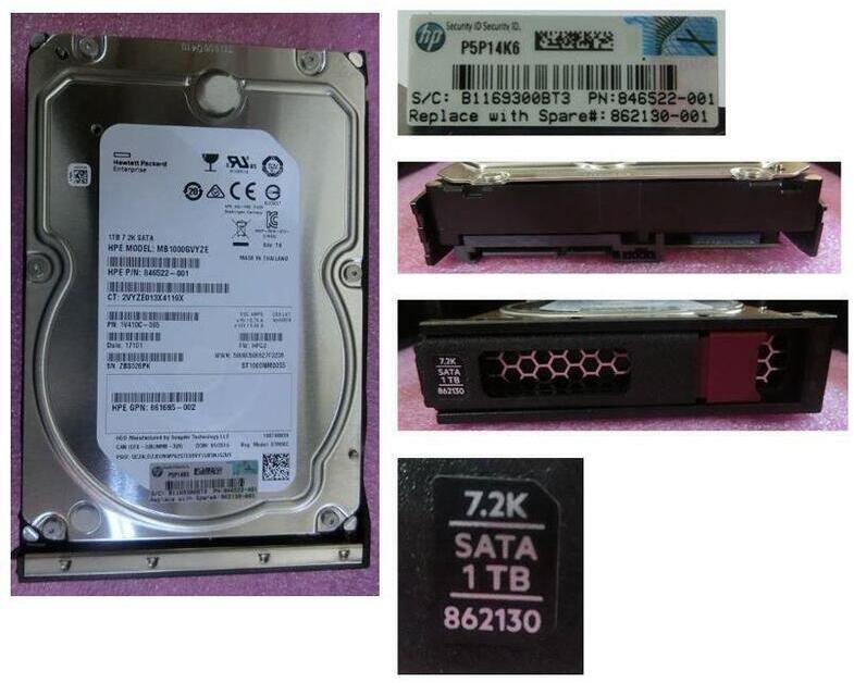 HP 1TB SATA 6G 7.2K LFF LP
