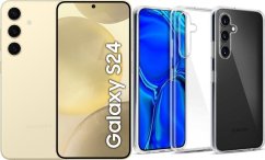 Samsung Galaxy S24 5G 8/128GB Żółty  (SM-S921BZYDEUE) + Etui Clear Case