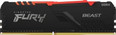 Kingston Fury Beast RGB, DDR4, 8 GB, 3200MHz, CL16 (KF432C16BBA/8)