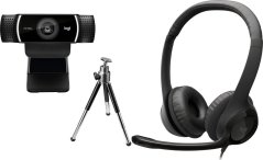 Logitech C922 Pro (960-001088) + H390  (981-000406)