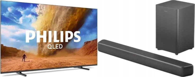 Philips 43PUS7810/12 QLED 43'' 4K Ultra HD Titan OS + Soundbar Philips TAB5309/10
